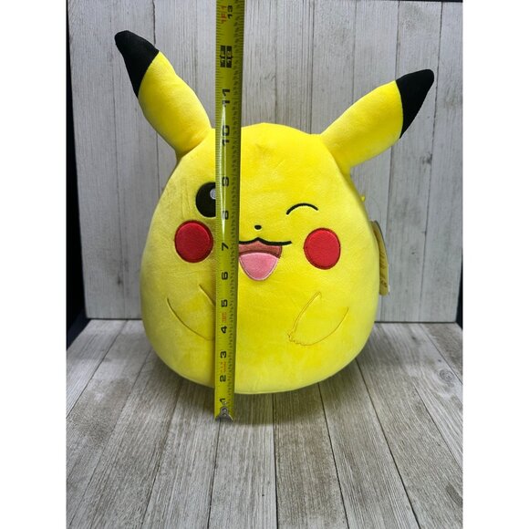 Original Squishmallow Pokémon Pikachu 2023 Nintendo Game Freak Plush 12" Tall - Picture 8 of 12